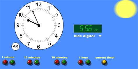 online clock manipulative